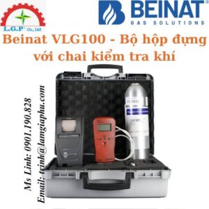 Bộ hộp đựng với chai kiểm tra khí