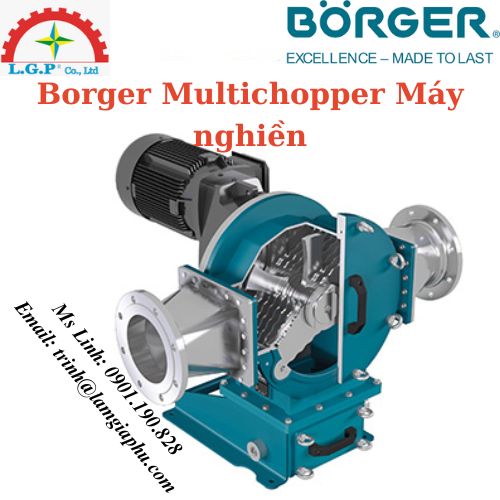 Borger Multichopper Máy nghiền Máy nghiền