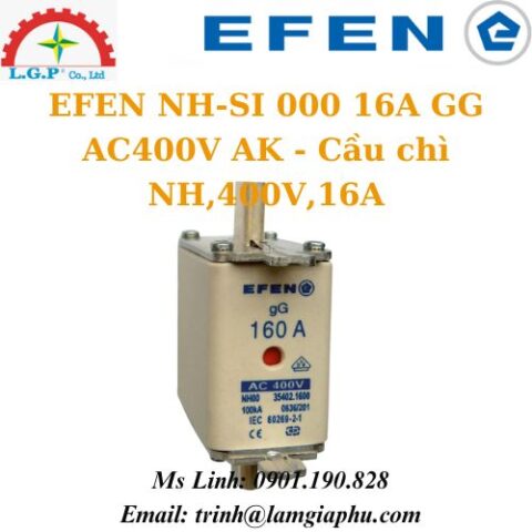 NH-SI 000 16A GG AC400V AK - Cầu chì NH,400V,16A