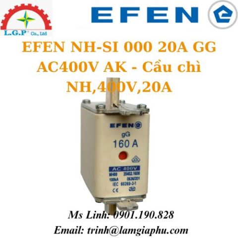 NH-SI 000 20A GG AC400V AK - Cầu chì NH,400V,20A
