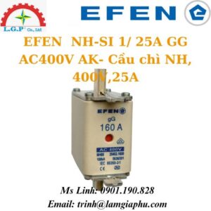 NH-SI 1/ 25A GG AC400V AK- Cầu chì NH, 400V,25A