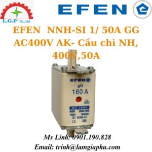 NNH-SI 1/ 50A GG AC400V AK- Cầu chì NH, 400V,50A