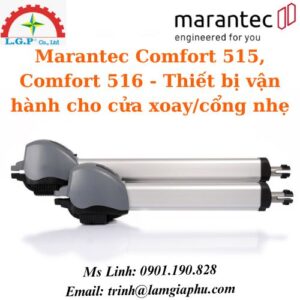 Comfort 515, Comfort 516 - Thiết bị vận hành cho cửa xoay/cổng nhẹ