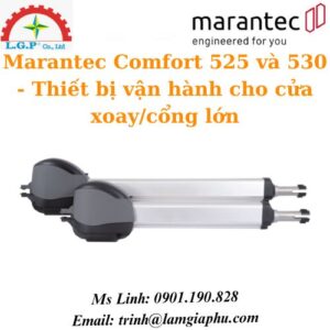 Comfort 525 và 530 - Thiết bị vận hành cho cửa xoay/cổng lớn