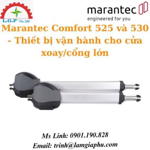 Comfort 525 và 530 - Thiết bị vận hành cho cửa xoay/cổng lớn