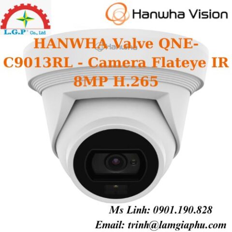 QNE-C9013RL - Camera Flateye IR 8MP H.265
