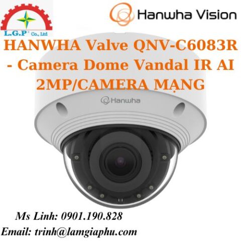 QNV-C6083R - Camera Dome Vandal IR AI 2MP/CAMERA MẠNG